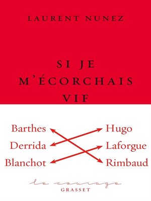 cover image of Si je m'écorchais vif